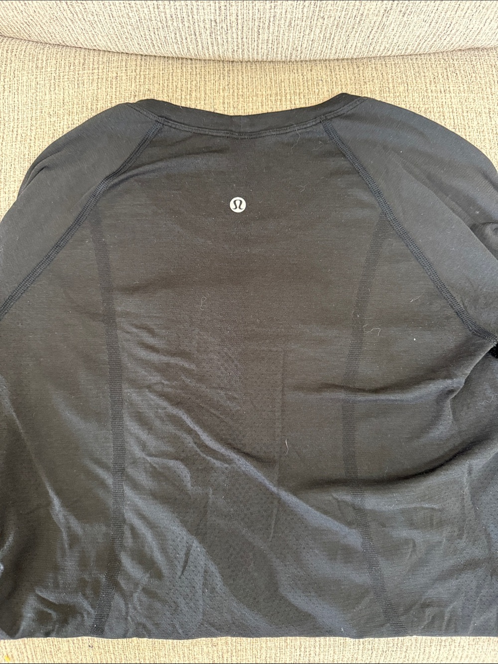 lululemon athletica Black Long Sleeve Performance Top - Picture 2 of 3